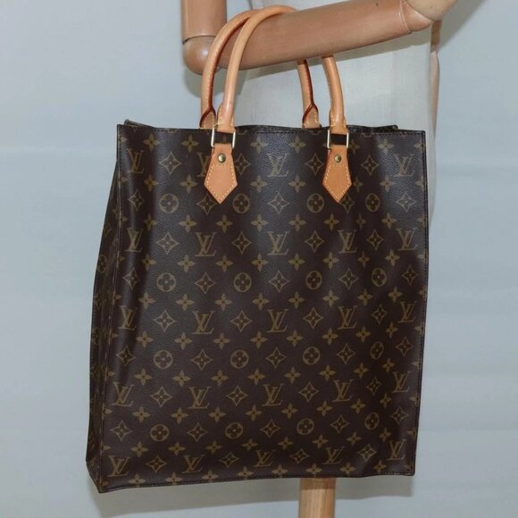 LOUIS VUITTON Monogram Sac Plat Hand Bag M51140 LV Auth 128776 - Picture 15 of 16